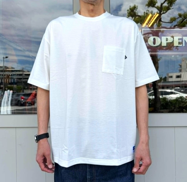 BLUCO - FUNCTION POCKET T-SHIRT -OVERSIZE- WHITE