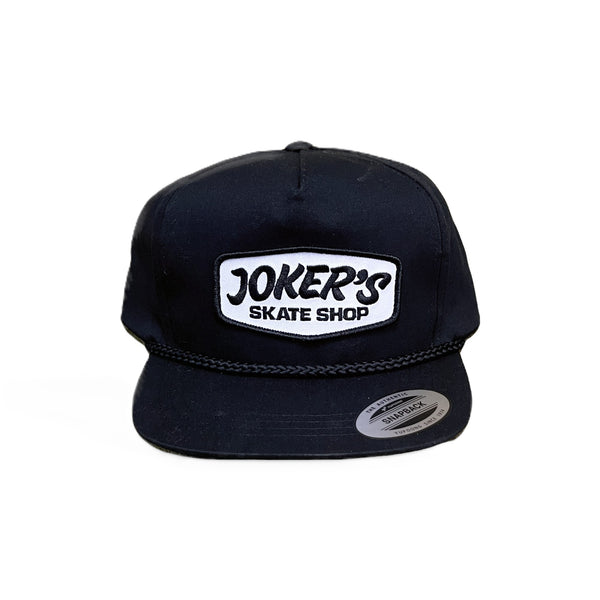 JOKERS'S SKATE SHOP - CLASSIC ROPE CAP - BLACK