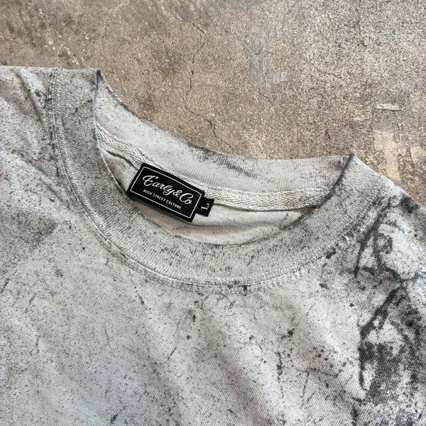 Early & Co - TIE DYE LOGO T-SHIRT - GREY