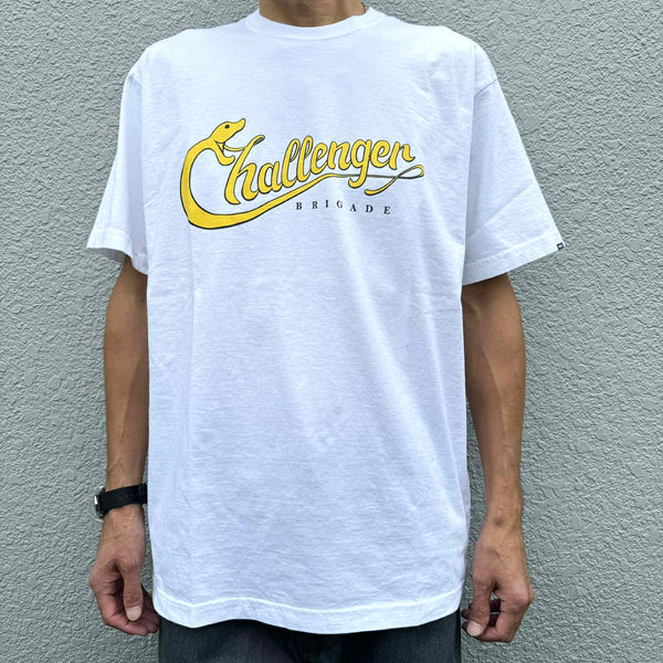 CHALLENGER - SNAKING TEE - WHITE