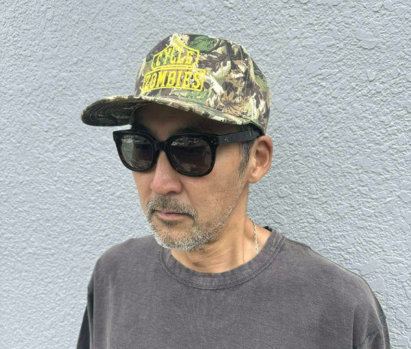 CYCLE ZOMBIES - LOGO CAP - CAMOUFLAGE PATTERN