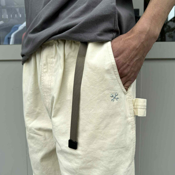 BLUCO - LIGHT CANVAS PAINTER SHORTS - IVORY