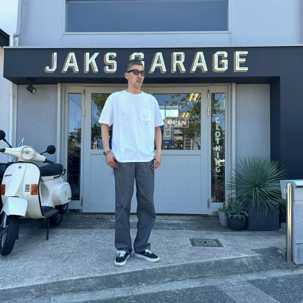 Early&Co - ORIGINAL WIDE TAPERD PANTS - GRAY