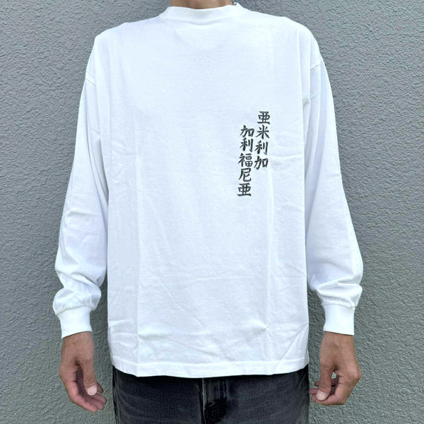 ILL ONE EIGHTY - AMERICAN WAVE L/S TEE - WHITE