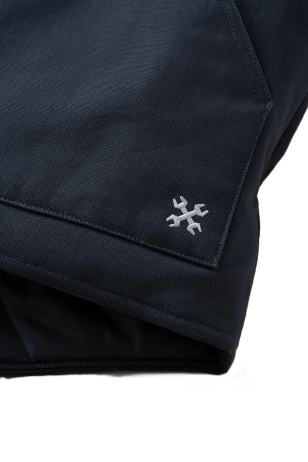 BLUCO - RIB COLLAR VEST - CHARCOAL