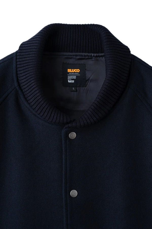 BLUCO - HEAVY MELTON PHARAOH COAT - NAVY