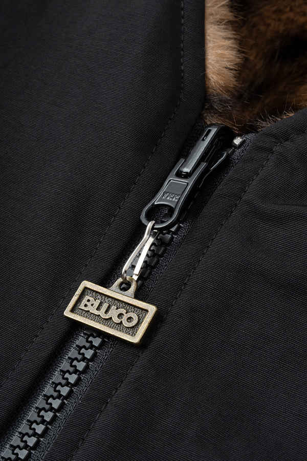 BLUCO - REVERSIBLE FAR VEST - LEOPARD-BLACK