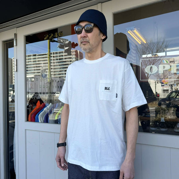 BLUCO - DRY COTTON POCKET T-SHIRT -BLC- WHITE