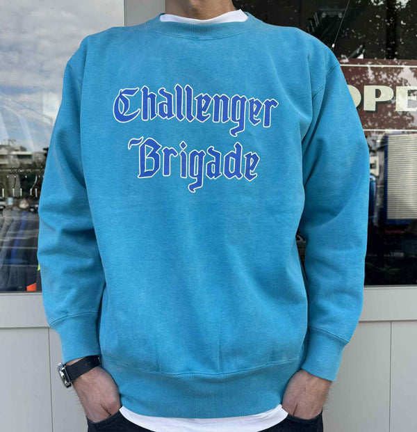 CHALLENGER - CLASSIC LOGO C/N SWEAT - TURQUOISE