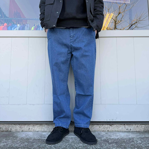 BIGMIKE - DEMIM EASY PANTS - L.INDIGO