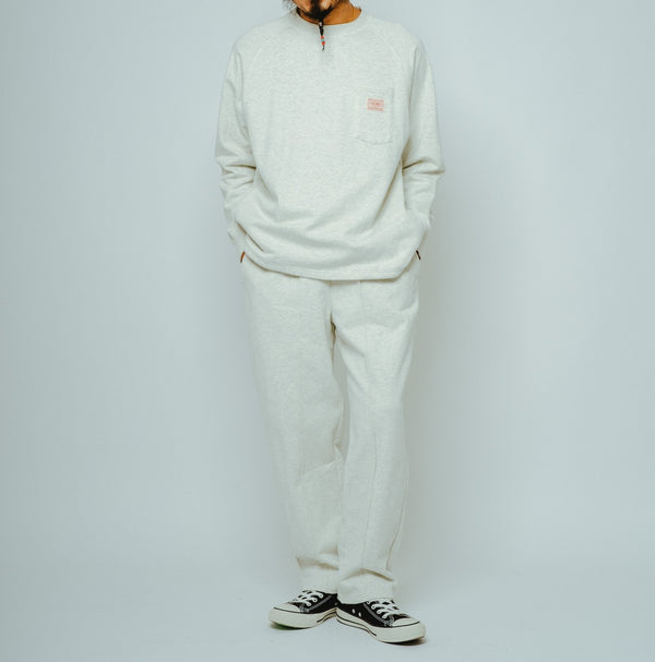 BIGMIKE - PIN TACK SWEAT PANTS - ASH