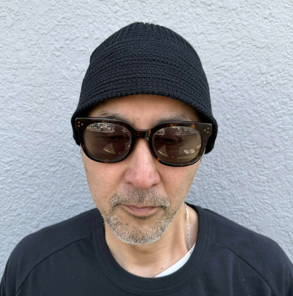RACAL - KNIT SAILOR HAT - BLACK