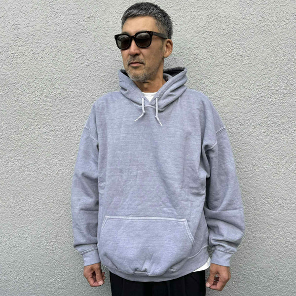 TOWNCRAFT -  90'S PIGMENT PULL HOODIE - GRAY