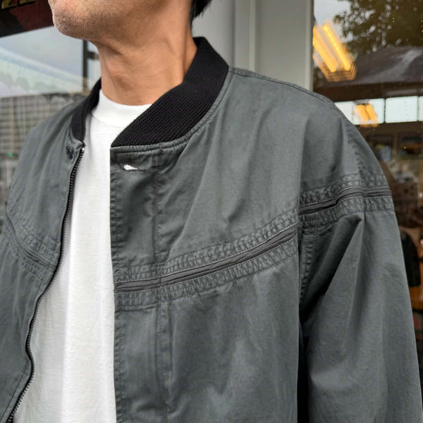 TOWNCRAFT - PIGMENT DYE DERBY JACKET - GRAY