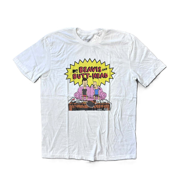 THRIFTY LOOK - THRIFTY BEABIS AND BUTT-HEAD TEE - WHITE