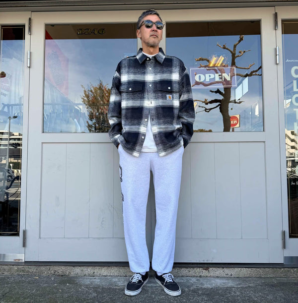 Carhartt WIP - L/S ESTERSON SHIRT - ESTERSON CHECK, DARK NAVY