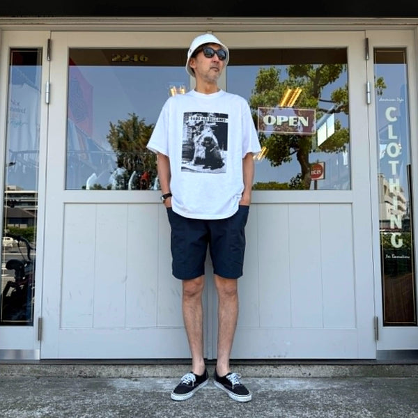 BIGMIKE - FRONT STITCH RIPSTOP EASY SHORTS - NAVY
