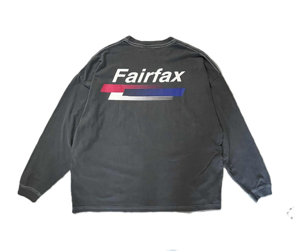 melple - PASADENA LONG SLEEVE (Fairfax) - BLACK