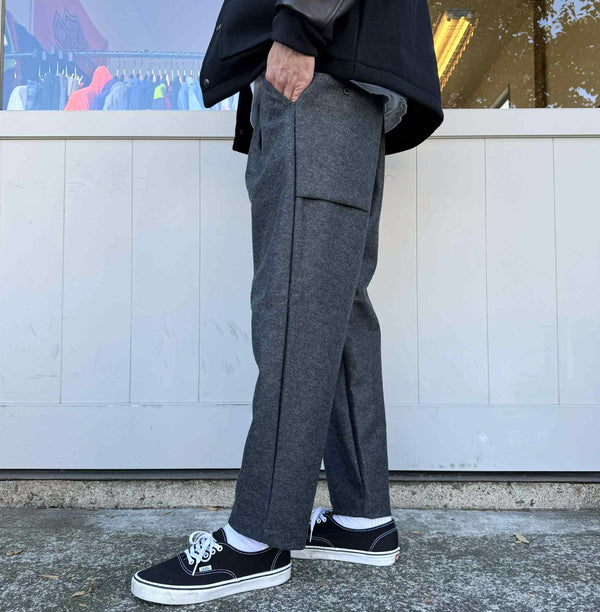 JACKMAN - COMP WOOL UMPS PANTS - HEATHER BLACK