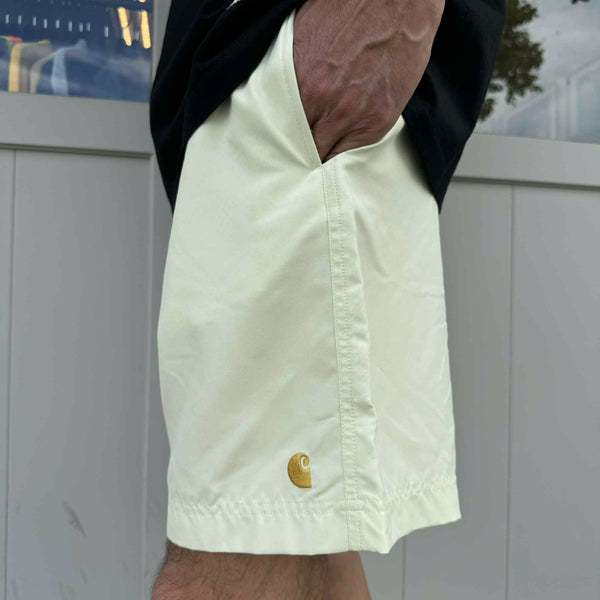 Carhartt WIP - CHASE SWIM TRUNKS - AIR GREEN/GOLD