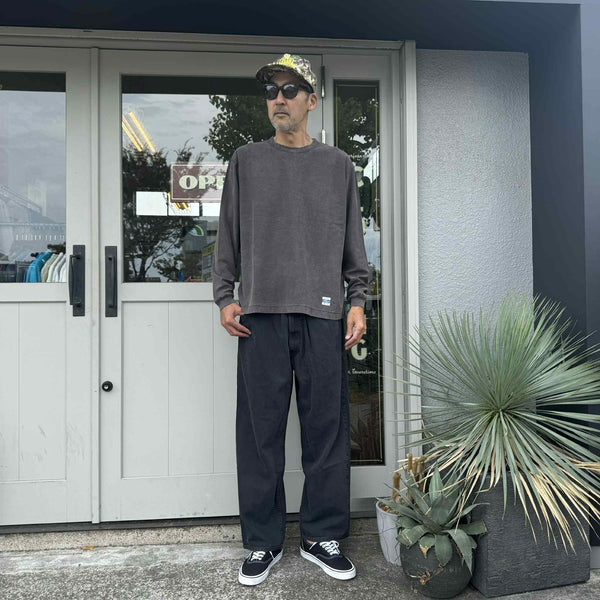 ARMY TWILL - BACKJERSEY LS TEE POWDER - CHARCOAL