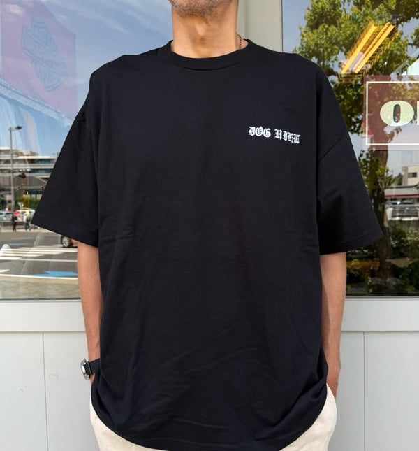 DOGHILL KUSTOMS - FLAMES TEE- BLACK