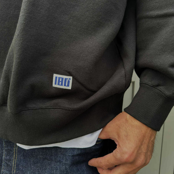 ILL ONE EIGHTY - PATHS OF RHYTHM CREW SWEATSHIRT - BLACK