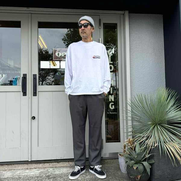 FIVE BROTHER - POLY/TWILL EASY PANTS - GREY