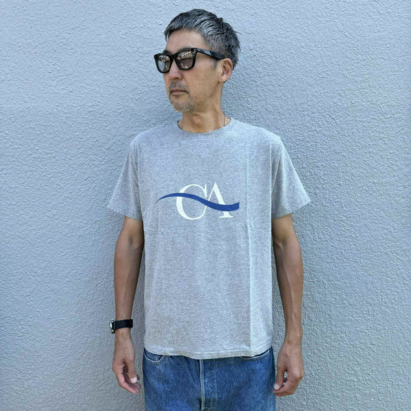 melple - PASADENA SHORT SLEEVE CA - HEATHER GRAY