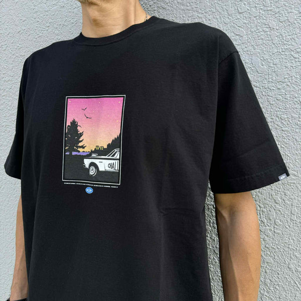 CHALLENGER - CRUSING TEE - BLACK