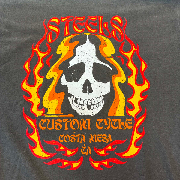 STEELS - BURN IT LONG SLEEVE - FADED BLACK