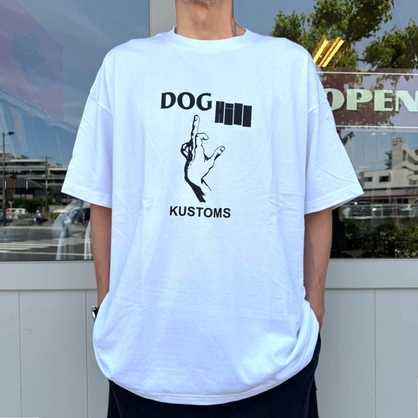 DOGHILL KUSTOMS - FUCK YOU LOGO TEE- WHITE