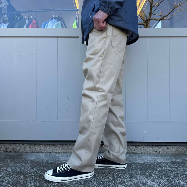 RADIALL - CNQ FRISCO STRAIGHT FIT PANTS - KHAKI