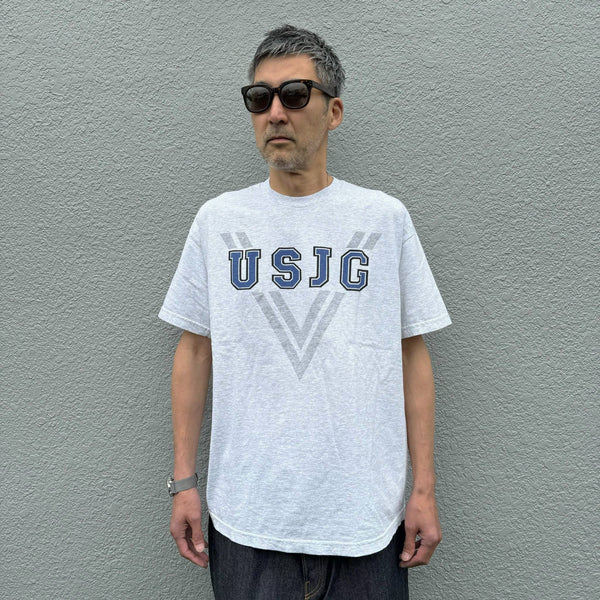 BLACK JAKS x MADE IN STANDARD - USJG TEE - ASH GRAY