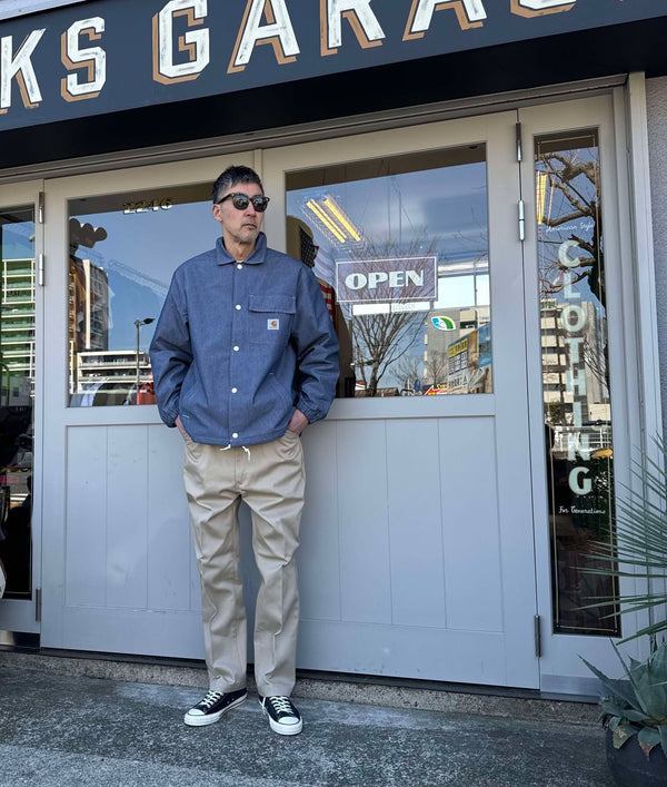 RADIALL - CNQ FRISCO STRAIGHT FIT PANTS - KHAKI