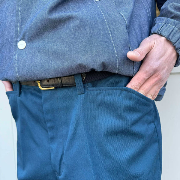 RADIALL - CNQ FRISCO STRAIGHT FIT PANTS - NAVY