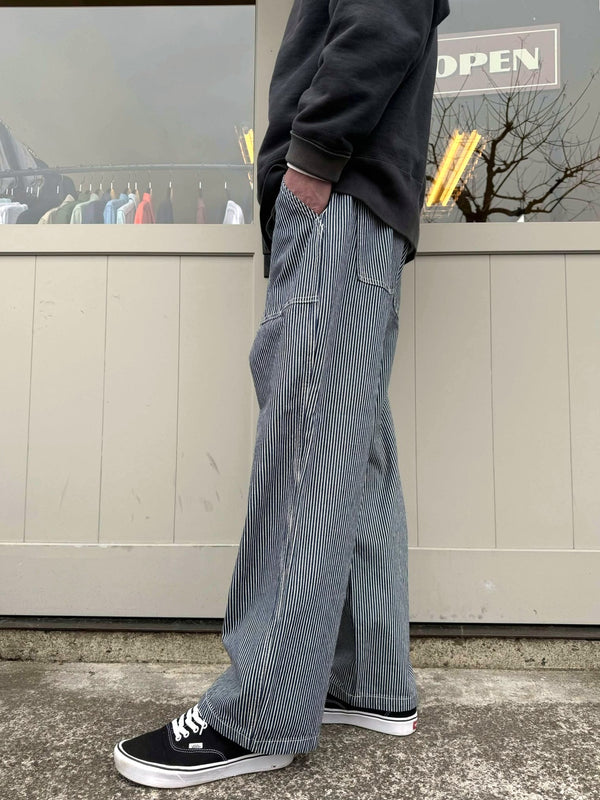 GUNG HO - 4POCKETS WIDE FATIGUE TROUSER - STRIPE