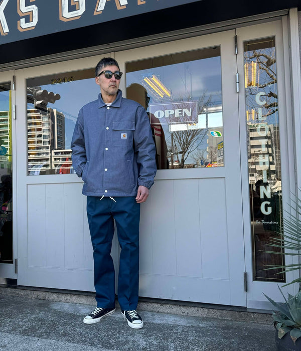 RADIALL - CNQ FRISCO STRAIGHT FIT PANTS - NAVY