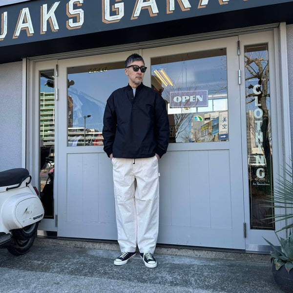 melple - CARPENTER PANTS - PAINTED - OFF WHITE