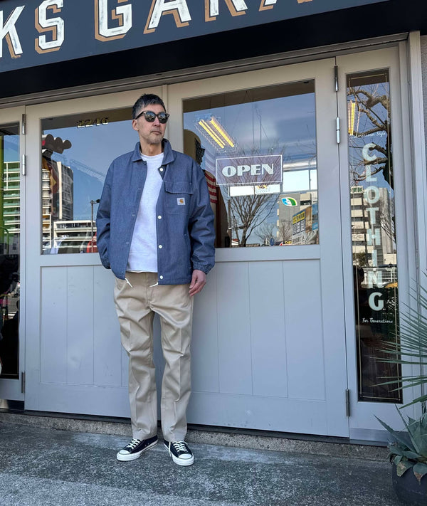 RADIALL - CNQ FRISCO STRAIGHT FIT PANTS - KHAKI