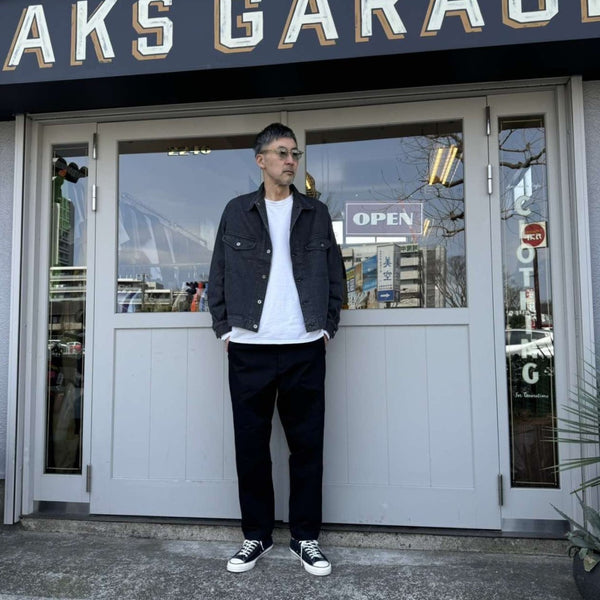 ARMY TWILL - DENIM JACKET - CHARCOAL