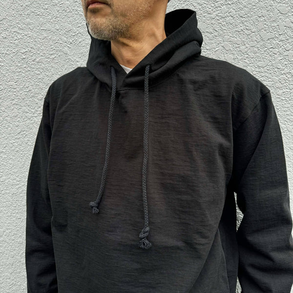 JACKMAN - DOTSUME PULLOVER PARKA - BLACK