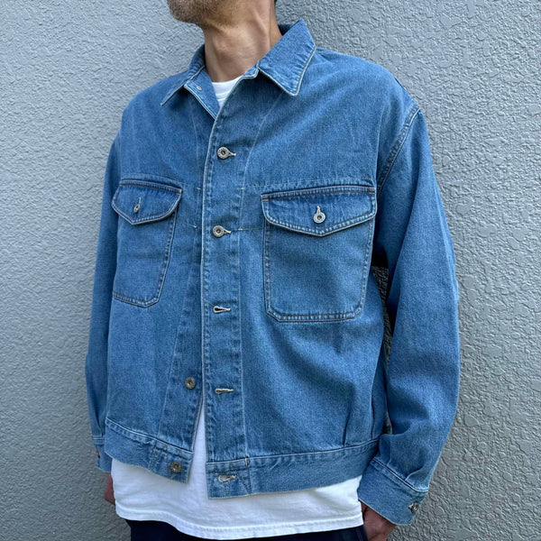 ARMY TWILL - DENIM JACKET - BLUE