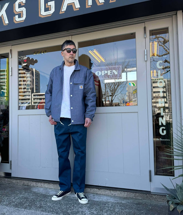 RADIALL - CNQ FRISCO STRAIGHT FIT PANTS - NAVY