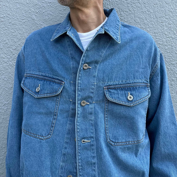ARMY TWILL - DENIM JACKET - BLUE