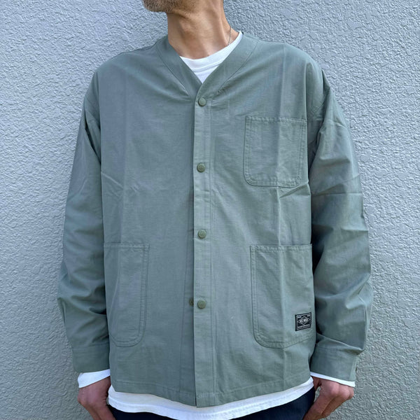 BIGMIKE - COTTON NYLON ENGINEER JACKET - MINT