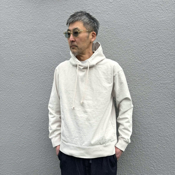 JACKMAN - DOTSUME PULLOVER PARKA - ROSIN WHITE