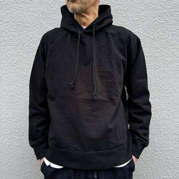 JACKMAN - DOTSUME PULLOVER PARKA - BLACK