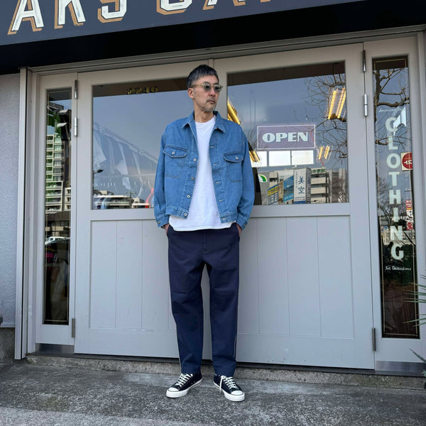 ARMY TWILL - DENIM JACKET - BLUE