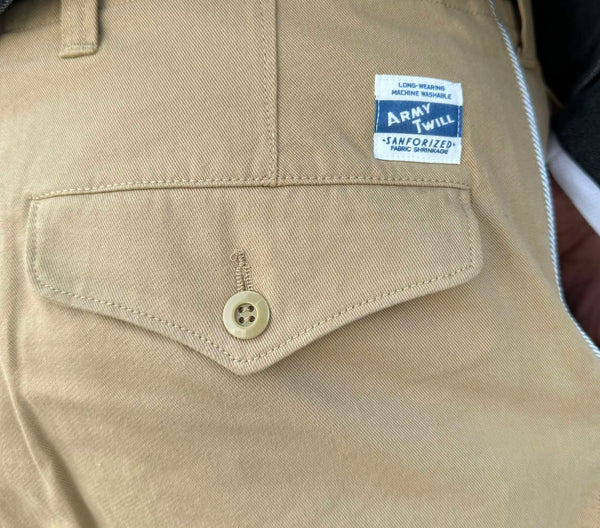 ARMY TWILL - LEFT TWILL PARADE PANTS - BEIGE